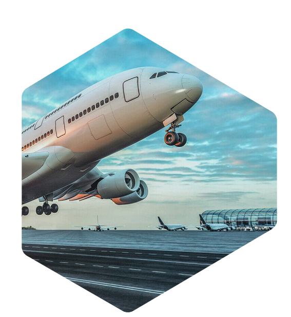 Airplane taking off
